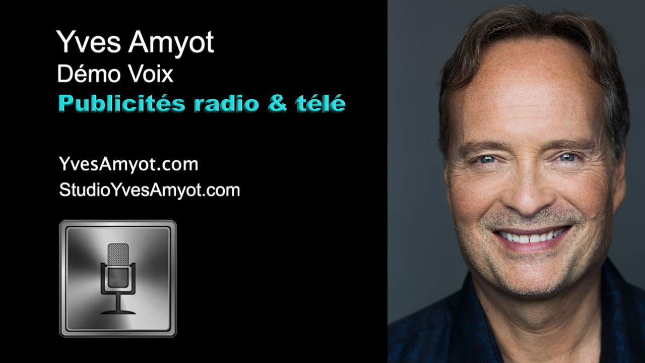 Aperçu de la démo voix pour publicités radio et télé