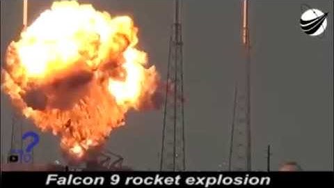 SpaceX Falcon 9 rocket explosion Live Video launch pad