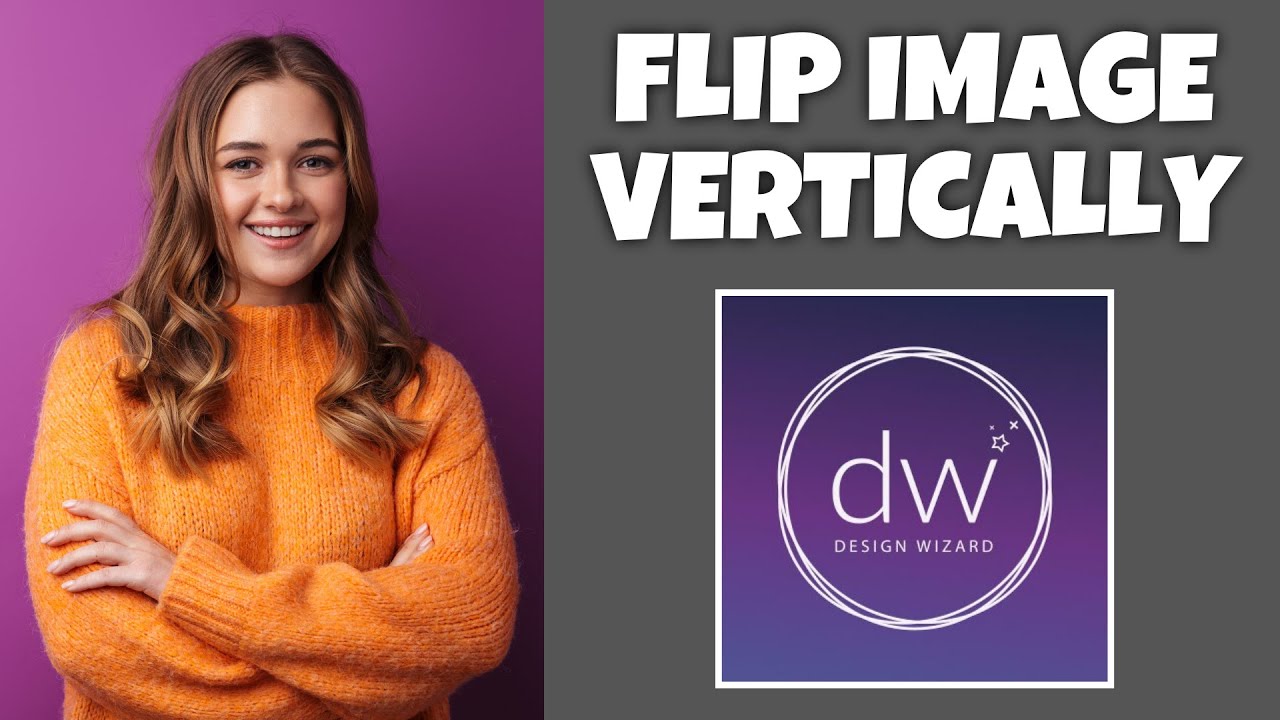 How To Flip An Image Vertical In Design Wizard | Step By Step Guide - Design Wizard Tutorial