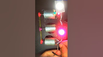 Rope Pulling Generator Slow Motor • Dc Motor #tech #dcmotor #youtubeshorts #shorts