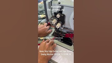 Heavy Duty Edge Cutting and Tape Binding Sewing Machine