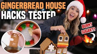 Testing VIRAL GINGERBREAD HOUSE HACKS for CHRISTMAS BAKING! What's Worth Trying??