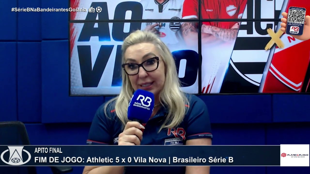 ATHLETIC 5 X 0 VILA NOVA | COMENTÁRIOS DE IVANA MAMEDE | SÉRIE B 2026
