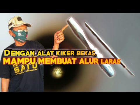 TUTORIAL cara membuat ALUR LARAS cukup dengan kikir bekas