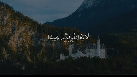 لَا يُقَاتِلُونَكُمْ جَمِيعًا إِلَّا فِي قُرًى مُّحَصَّنَةٍ  | محمد صديق المنشاوي | سورة الحشر