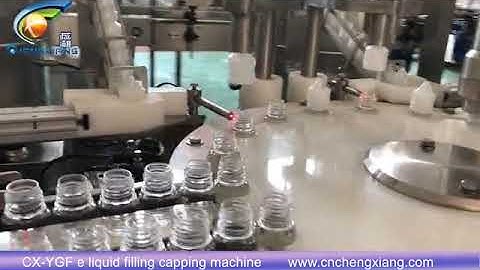 CX-YGF 100ml e liquid filling machine,high speed filling capping machine