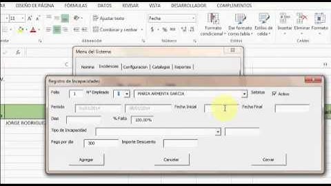 Nomina en excel con cfdi carga batch