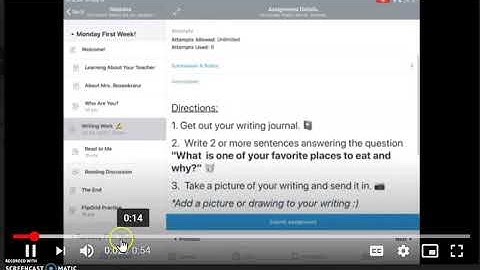Upload a Picture or Document Submission to Canvas: on an iPad
