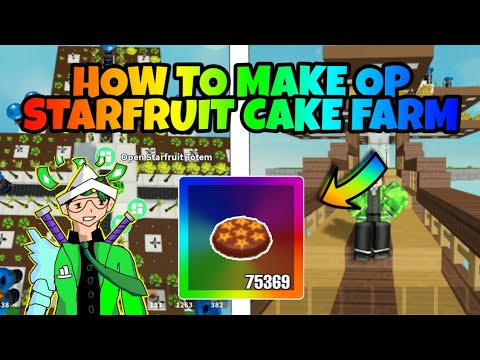 How To Make Op Starfruit Cake Farm Roblox Island Youtube - roblox skyblock wiki pearl