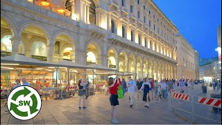 Milan, Italy Evening walk around the City | Summer Look 2022 | 4K Ultra HD