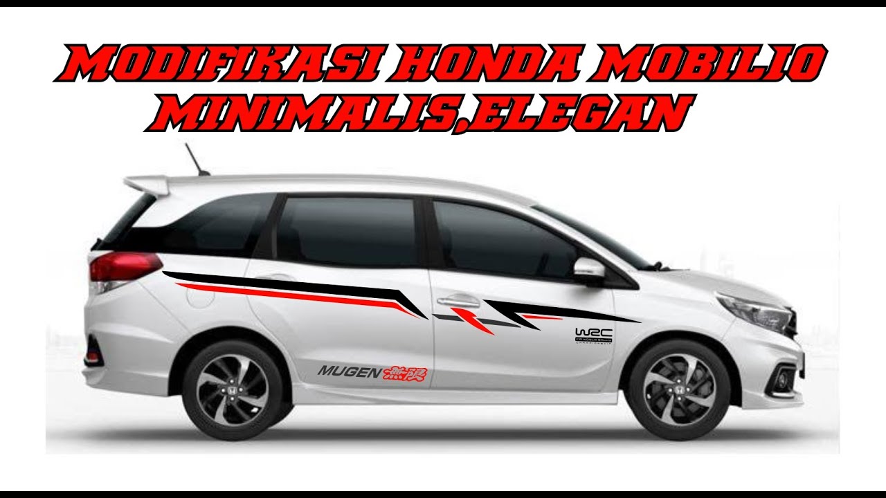 Modifikasi Simple All New Honda Mobilio|| Cutting stiker - YouTube