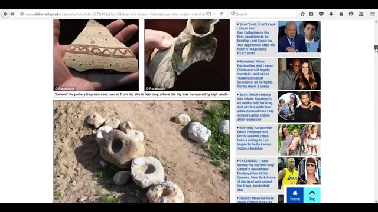 A city spoken in the Bible and destroyed by God may have been found?