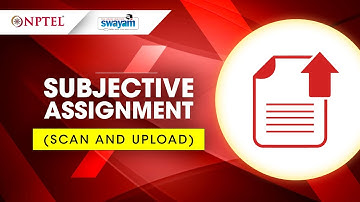 Subjective Assignment (Scan and Upload)