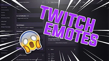 Can you use emoticons on Twitch?