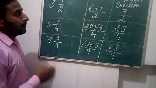 Class 5- convert mixed into improper fraction&improper into mixed fraction