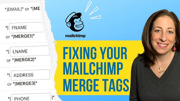 Fixing Your Mailchimp Merge Tags