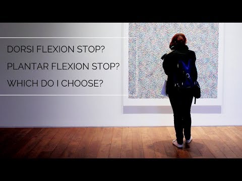 Plantar Flexion Stop