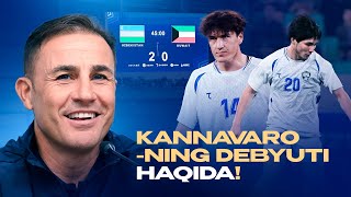 картинка: Ўзбекистон — Кувайт: Каннаваронинг дебюти, кейинги ўйин олди яхши рақиб