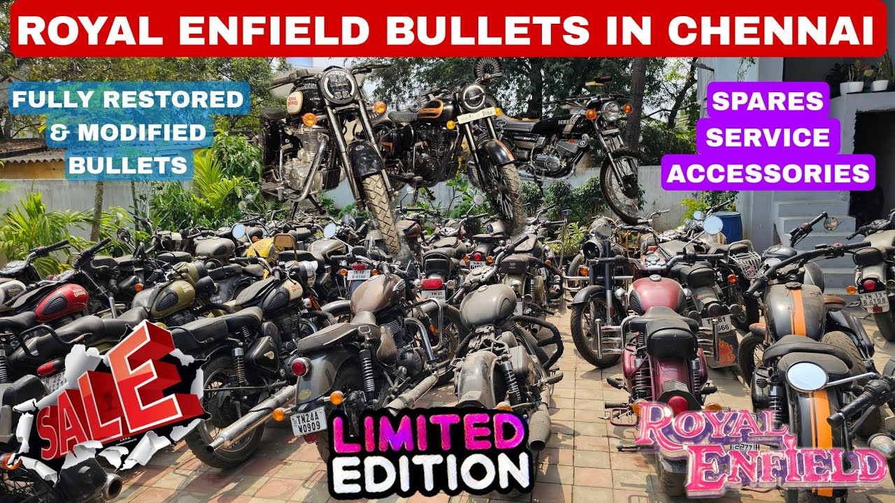 Best Modified Royal Enfield Bullets in chennai | Factory Visit | Madras ...