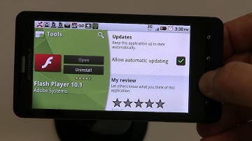 Android 2.2 - Enhanced Flash Support