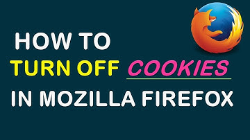 How To Turn Off Cookies in Mozilla Firefox Browser | Disable Cookies in Firefox Browser