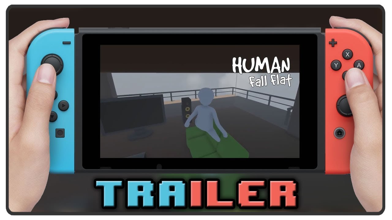 Human Fall Flat Nintendo Switch. Human with Nintendo Switch photo. Flatter обзор