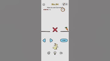 How to eat Carrots? || BRAIN OUT #34 ||