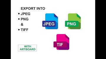 JPEG, TIFF, PNG file in Adobe Illustrator CC