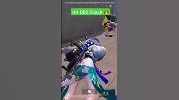 1v4 DBS Clutch with Low HP! 😳 #dbs  #shorts #bgmi #pubgmobile #bgmishorts