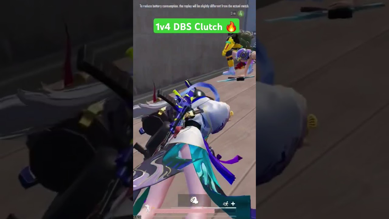 1v4 DBS Clutch with Low HP! 😳 