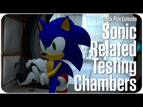 Quick Let's Play: Portal 2 - Sonic Related Testing Chambers