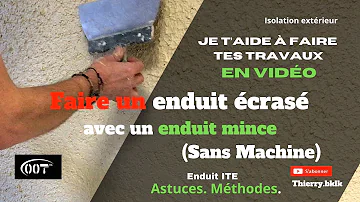 Qu'est-ce qu'un enduit gratte ?