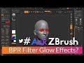 #AskZBrush: “Is there a way to make a SubTool glow using BPR filters?”