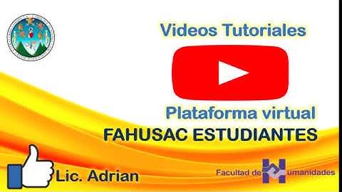 Video  Tutorial -  Como subir tareas en la plataforma virtual