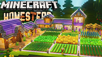 Surviving 100 Days In My Cozy Minecraft Farm (Homestead Modpack)