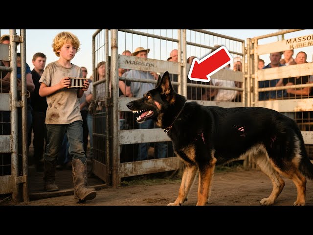 A Cruel CEO Offers $10K to Tame a German Shepherd — Then a Little Boy  Quietly Walks In - YouTube