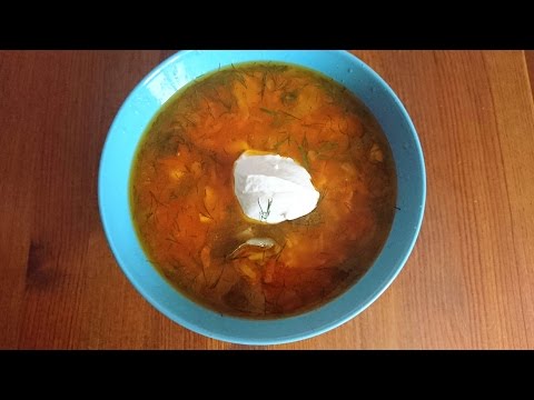 Видео рецепт Томатный суп с рисом