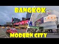 Bicycle Ride through Bangkok's Modern Shopping and Business District