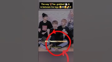 The way 🐻Tae grabbed🐰Jk in between his legs 🤧💑💚💜🌈✨#vkook #v #jungkook #taekook #bts #btsarmy