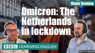 Omicron: The Netherlands in lockdown: BBC News Review