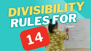 Divisibility Rules For 14 | Divisibility Test For 14 | Divisible by 14 | #divisibility #maths #exam