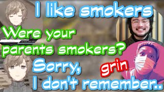 ［Eng Sub］Kanae likes smokers. Because.. ［Wai-wai/Iguchi Satoru/Nijisanji/Apex］