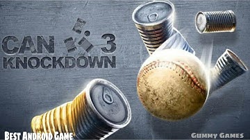 Can Knockdown 3 Gameplay | Winning all levels with using only one ball |  High score All starts