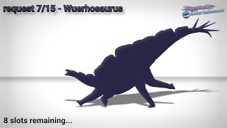 • [REQUEST 7/15] - Wuerhosaurus | Sticknodes Animation •