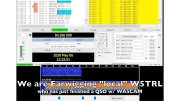 6m Meteor Scatter MSK144 QSO Example