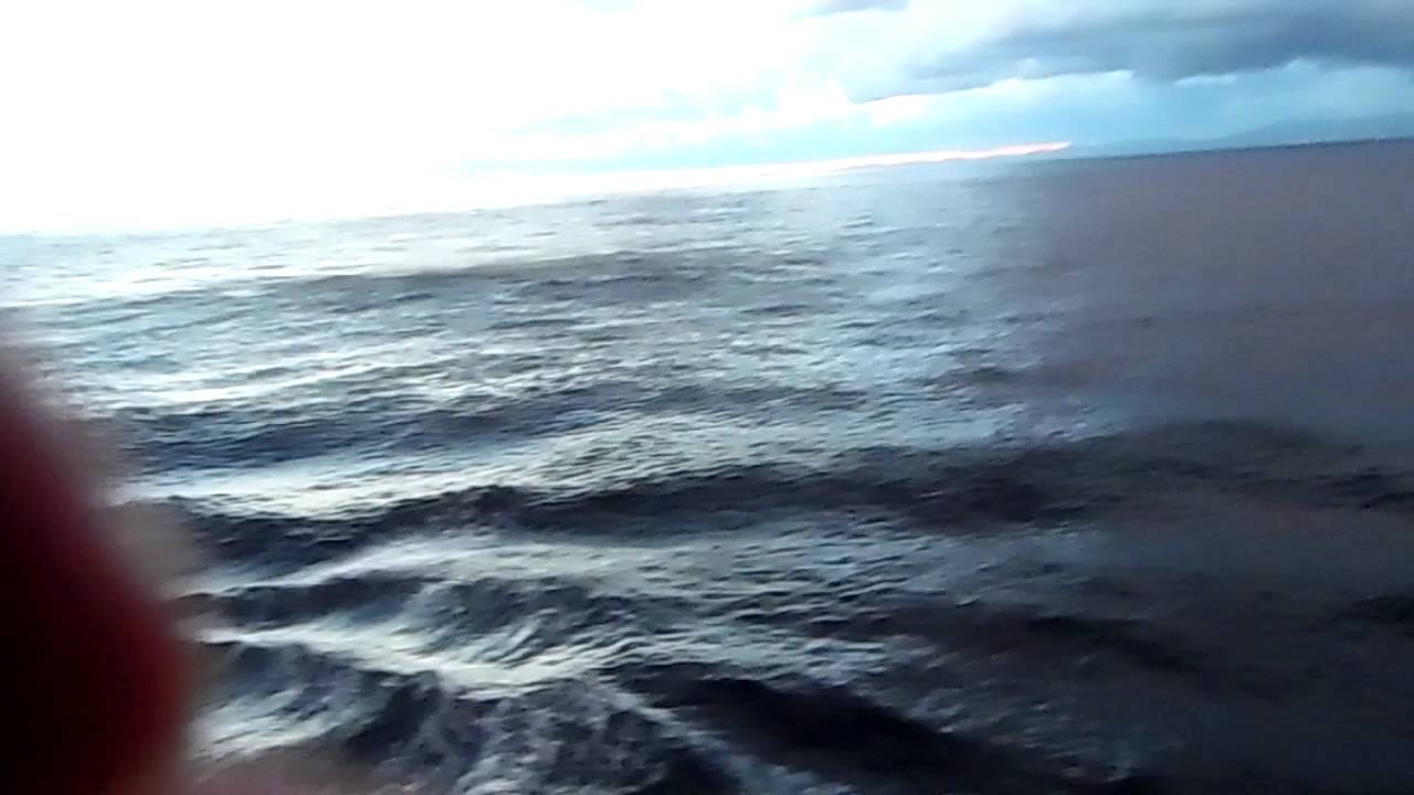Water spout forming on the Mediterranean Sea