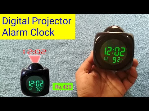 Digital projector alarm clock | digital alarm clock | projector clock | digital alarm watch |