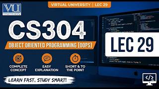 CS304 LEC 29|VU SHORT ACADEMY|#virtualuniversity #education #reels