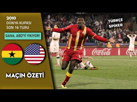 GANA 2-1 ABD | Türkçe Spiker - 2010 Dünya Kupası Son 16