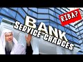 Bank charges 3 euros per month for their service, are service charges riba? assimalhakeem JAL